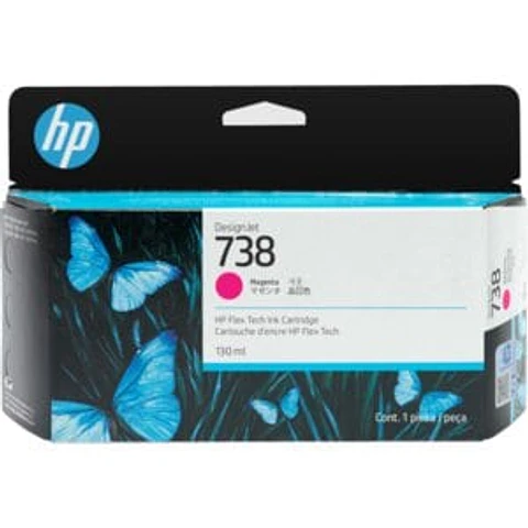 Cartucho de tinta HP 738 Inyección de tinta - Magenta - Original