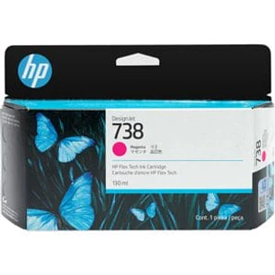 Cartucho de tinta HP 738 Inyección de tinta - Magenta - Original