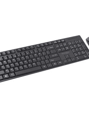 Teclado y mouse Kensington Pro Fit K75235 - USB Inalámbrico RF - USB Inalámbrico RF - Óptico - 1200 dpi - Simétrico - Compatible con Computadora de escritorio, Portátil para Windows