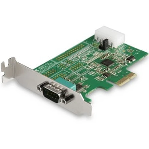 Adaptador Serial con 16950 UART - Perfil bajo Tarjeta enchufable - 1 - PCI Express x1 - PC, Linux - 1 x Número de puertos serie externos