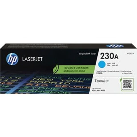 Cartucho de tóner HP 230A Láser - Azul ciánico - Original
