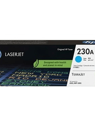 Cartucho de tóner HP 230A Láser - Azul ciánico - Original