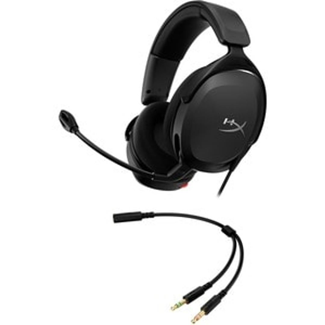 Auriculares de gaming HyperX Cloud Stinger 2 Core Cableado Sobre la cabeza, Sobre la oreja Estéreo - Negro - Binaural - Circumaural - 33Ohm - 200cm Cable 1