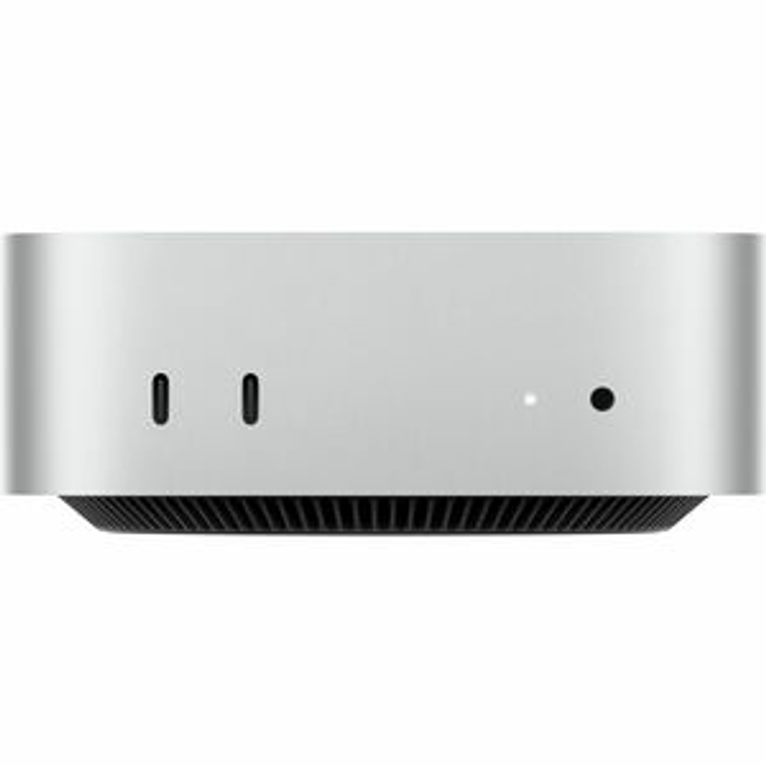 Computadora de escritorio Apple Mac mini MU9D3CI/A - Apple M4 - 16GB - 256GB SSD - Mini PC - Plata - Apple M4 Chip - Apple Deca-core (10 Core) - IEEE 802.11ax - 155W 1