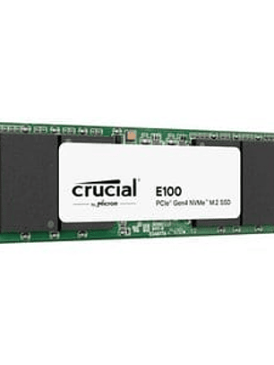 Unidad de estado sólido Crucial E100 - M.2 2280 Interno - 1TB - PCI Express NVMe (PCI Express NVMe 4.0 x4) - Verde