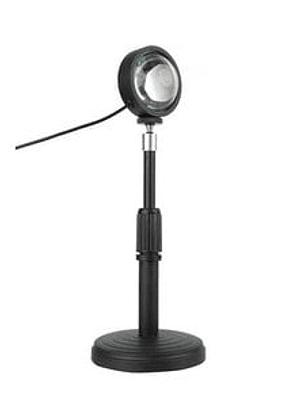 Lampara luz led con los colores del sunset