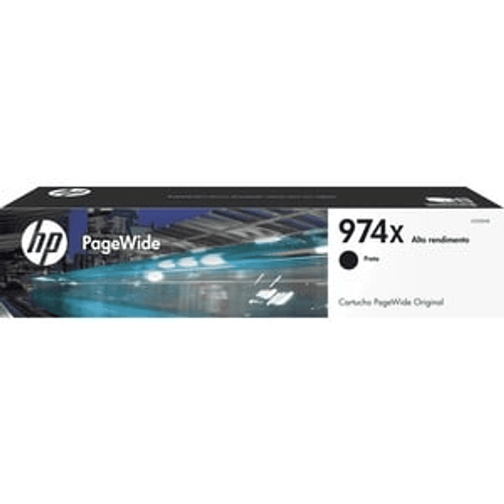 Cartucho de tinta HP 974X Alto Rendimiento PageWide Negro Original 1