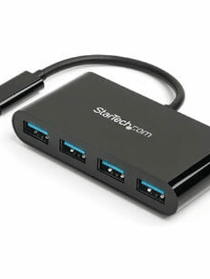 Hub Concentrador USB 3.0 de 4 Puertos Hub USB-C a 4x USB A Alimentado por el Bus - Conversor de USB C a USB Convencional - 4 Total USB Port(s) - 4 USB 3.0 Port(s) - Mac