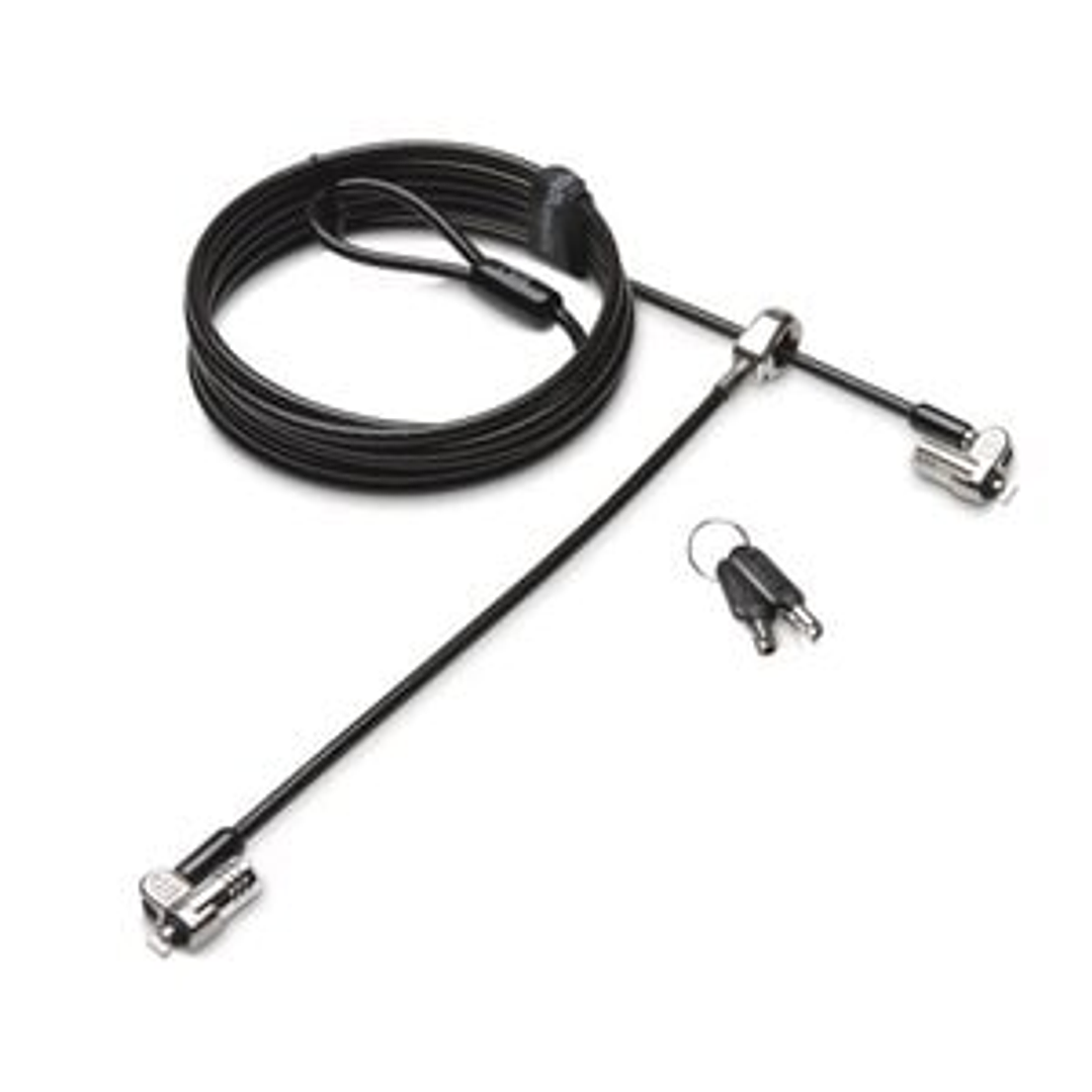 Cable Kensington MicroSaver de Bloqueo Para Portátil - Cierre con llave - Negro - Acero al carbono - Para Portátil 1