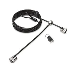 Cable Kensington MicroSaver de Bloqueo Para Portátil - Cierre con llave - Negro - Acero al carbono - Para Portátil