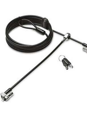 Cable Kensington MicroSaver de Bloqueo Para Portátil - Cierre con llave - Negro - Acero al carbono - Para Portátil