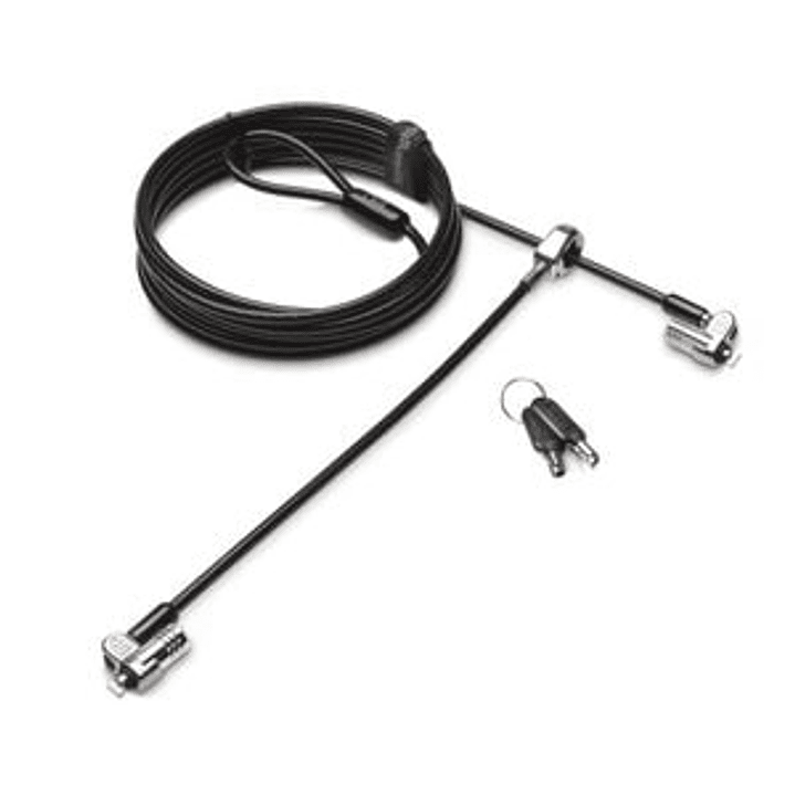 Cable Kensington MicroSaver de Bloqueo Para Portátil - Cierre con llave - Negro - Acero al carbono - Para Portátil 1