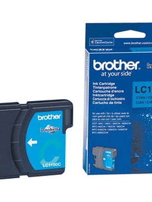 Cartucho de tinta Brother Inyección de tinta LC-1100C Azul ciánico Original