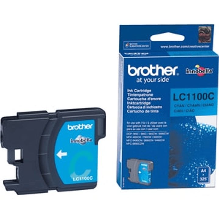 Cartucho de tinta Brother Inyección de tinta LC-1100C Azul ciánico Original 1