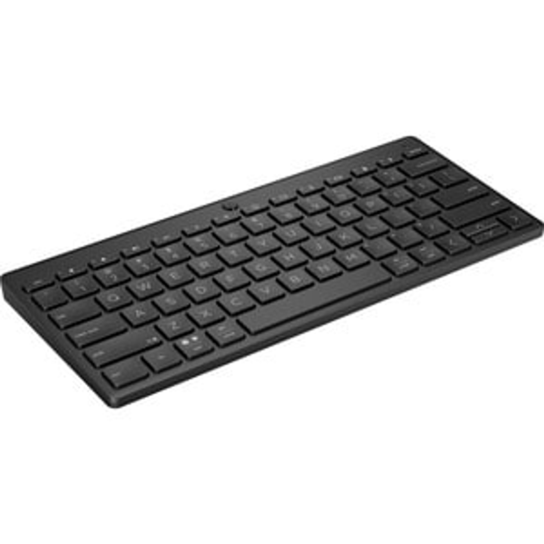 Teclado HP 350 - Inalámbrico Conectividad - Negro - Bluetooth - 5.2 - ChromeOS - Teléfono móvil, Tableta, Portátil, Computadora de escritorio - PC, Mac - AAA Tamaño de batería admitida 1