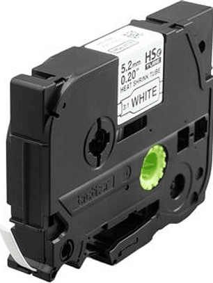 Etiqueta Brother 5.20mm Ancho x 1500mm Longitud - Rectángulo - Transferencia térmica - Negro sobre blanco