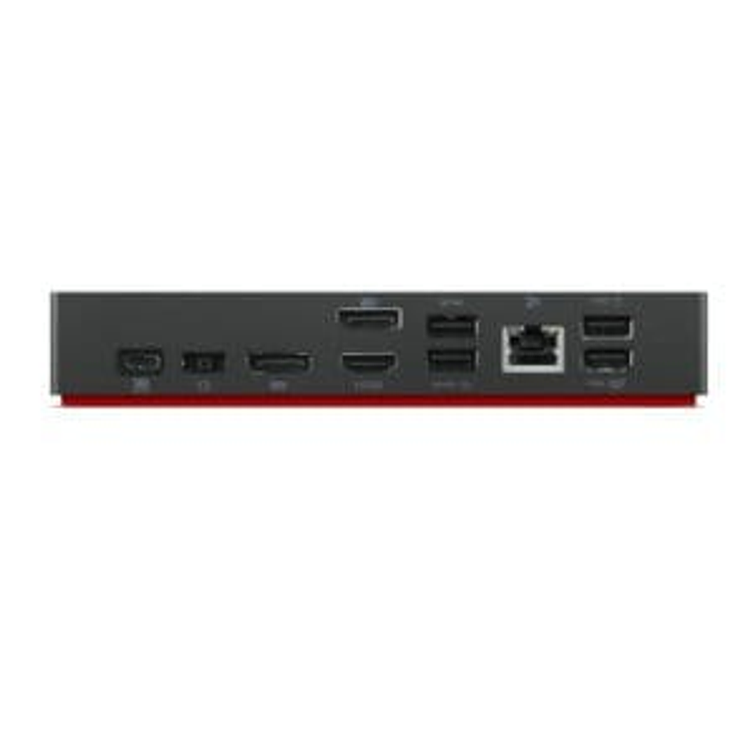 ThinkPad Lenovo USB Tipo C Base de conexión para Portátil - 135W - 3 Displays Supported - 4K - 3840 x 2160 - 6 x puertos USB - 2 x USB 2.0 - USB tipo-C - 1 x RJ-45 1