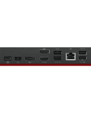 ThinkPad Lenovo USB Tipo C Base de conexión para Portátil - 135W - 3 Displays Supported - 4K - 3840 x 2160 - 6 x puertos USB - 2 x USB 2.0 - USB tipo-C - 1 x RJ-45