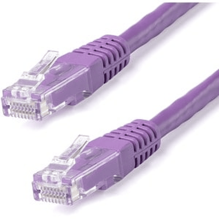 Cable de Red 3m Cat6 RJ45 ETL Morado C6PATCH10PL  1