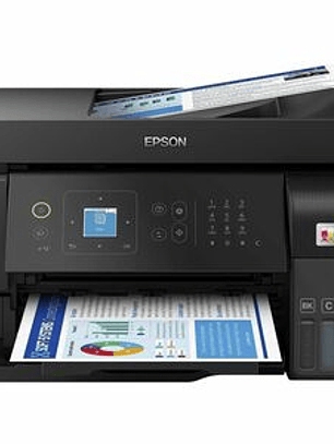 Impresora de inyección de tinta multifunción Epson L5590 Con cable e inalámbrico EcoTank - Color - Copiadora/Fax/Impresora/Escáner - 33 ppm Mono/20 ppm de impresión en color 