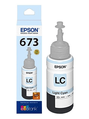Tinta Epson T673 Light Cyan Original