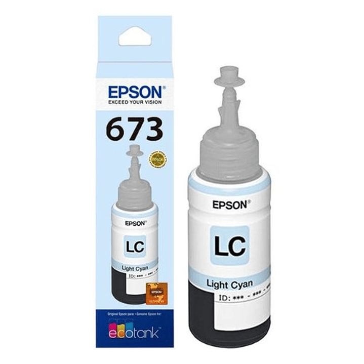 Tinta Epson T673 Light Cyan Original 1