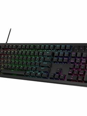 Teclado gaming HyperX Alloy Rise - Tamańo completo - Cable Conectividad - USB Interfaz - RGB LED - Negro