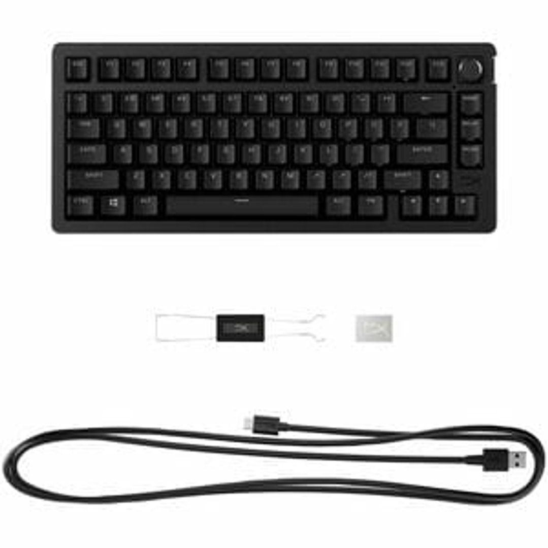 Teclado gaming HyperX Alloy Rise 75 - Compacto - Cable Conectividad - USB Tipo C Interfaz - RGB LED  1