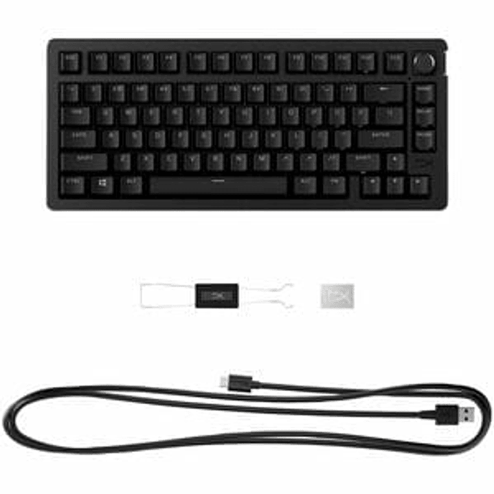 Teclado gaming HyperX Alloy Rise 75 - Compacto - Cable Conectividad - USB Tipo C Interfaz - RGB LED  1