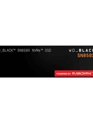 Unidad de estado sólido WD Black SN850X - M.2 2280 Interno - 1TB - PCI Express NVMe (PCI Express NVMe x4)