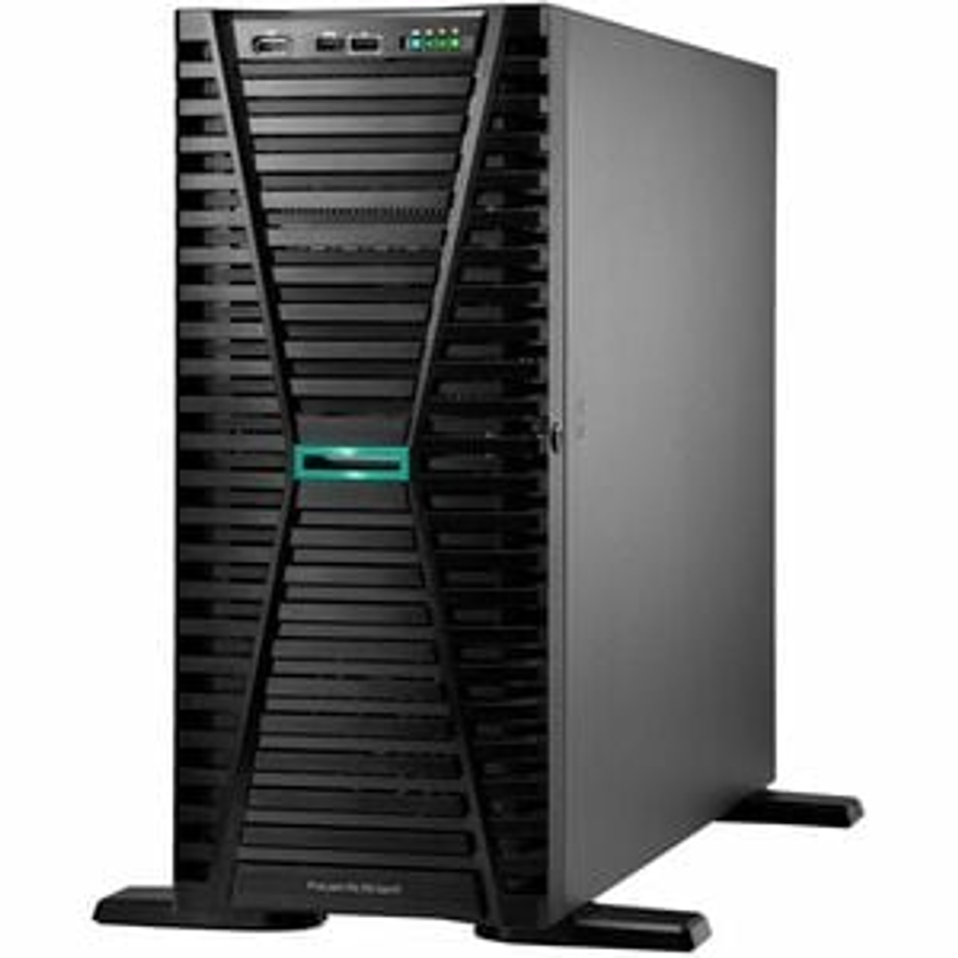 Servidor HPE ProLiant ML110 G11 - 1 x Intel Xeon Bronze 2.10GHz - 32GB RAM - 8TB HDD - (2 x 4TB) HDD Configuration - Serie ATA, NVMe Controlador - 4.5U Torre 1