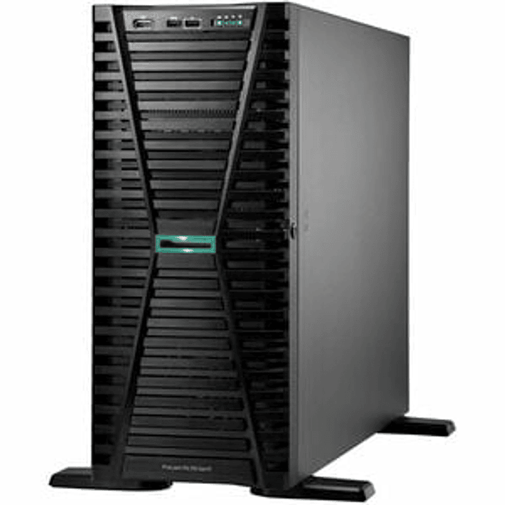 Servidor HPE ProLiant ML110 G11 - 1 x Intel Xeon Bronze 2.10GHz - 32GB RAM - 8TB HDD - (2 x 4TB) HDD Configuration - Serie ATA, NVMe Controlador - 4.5U Torre 1