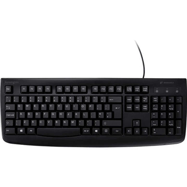 Teclado Kensington Pro Fit Robusto - Cable Conectividad - USB Interfaz - Español - Negro 1