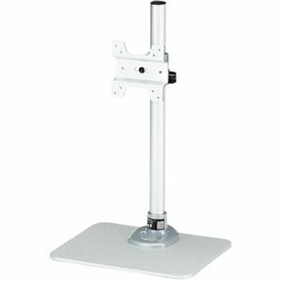 Base de Escritorio para un Monitor - Ajustable - de Acero - Plateado - Hasta 86.4cm (34