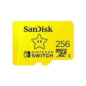 Tarjeta microSDXC SanDisk 256GB Nintendo Switch UHS-I 1