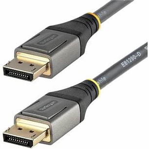 Cable de 1m DisplayPort 1.4 Certificado VESA - 8K de 60Hz HDR10 - Vídeo Ultra HD 4K de 120Hz - Cable DP 1.4 - para Monitores o Pantallas