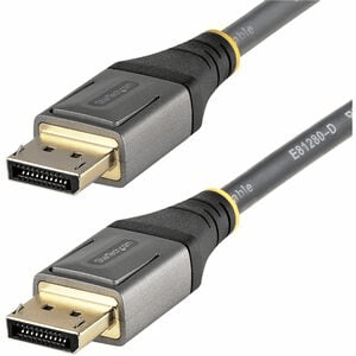Cable de 1m DisplayPort 1.4 Certificado VESA - 8K de 60Hz HDR10 - Vídeo Ultra HD 4K de 120Hz - Cable DP 1.4 - para Monitores o Pantallas 1