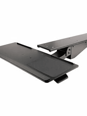 Bandeja para Teclado y mouse para Debajo del Escritorio - de 30cm x 78cm - de Altura Ajustable - Soporte Ergonómico para Teclado y Mouse con Soporte para las Muñecas