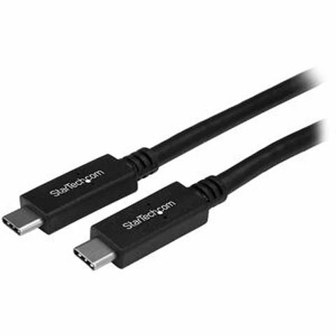 Cable de 2m USB-C USB 3.0 Certificado con Entrega de Potencia - USB Tipo C - USBC - Cable para Chromebook, Disco Duro, Portátil, MacBook, Cargador, Dispositivo