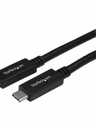 Cable de 2m USB-C USB 3.0 Certificado con Entrega de Potencia - USB Tipo C - USBC - Cable para Chromebook, Disco Duro, Portátil, MacBook, Cargador, Dispositivo