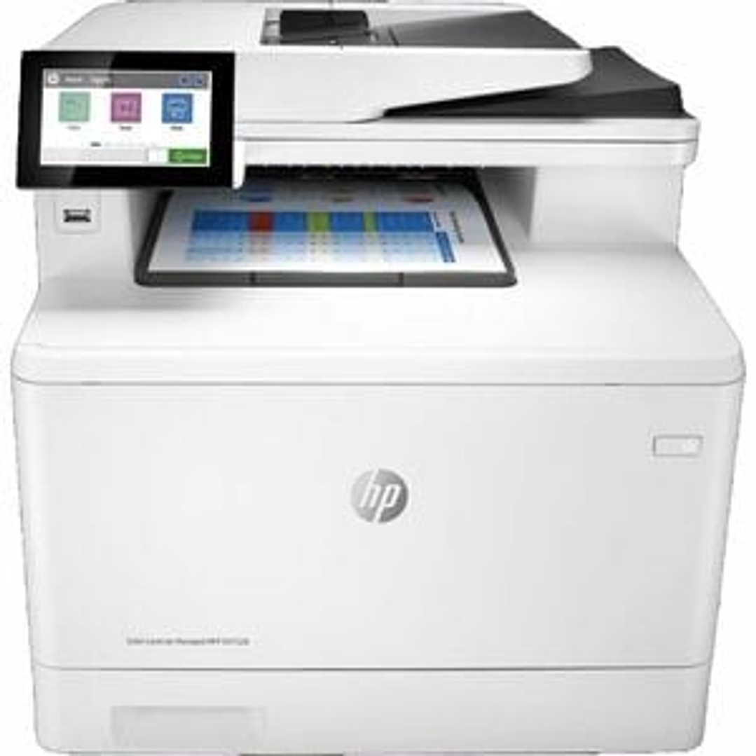 Impresora Láser Multifunción HP LaserJet Managed E47528f - Color - Copiadora/Fax/Impresora/Escáner - 27 ppm Mono/27 ppm de impresión en color 1