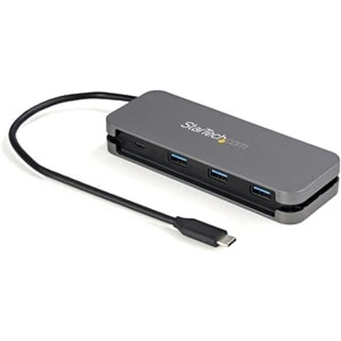 Hub USB C de 4 Puertos - 3 USB-A 1 USB-C - USB 3.0 Tipo C (USB 3.2 Gen 1) - Alimentado por el Bus - Hub Adaptador Portátil USBC to USBA - Cable de 28,5cm