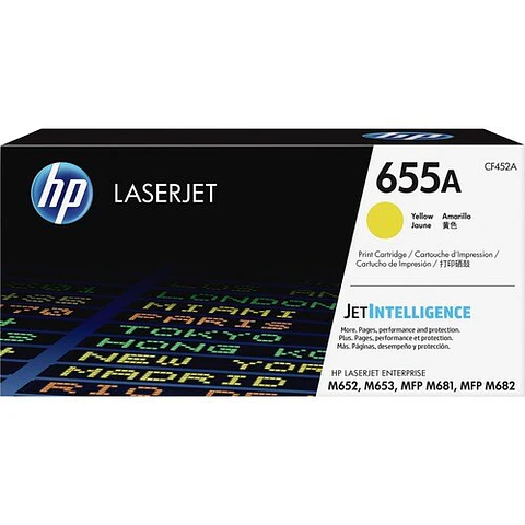 Toner HP 655A amarillo 10500 páginas