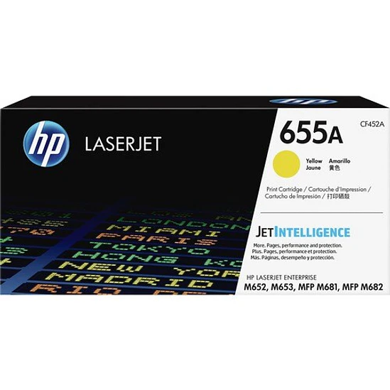 Toner HP 655A amarillo 10500 páginas 1