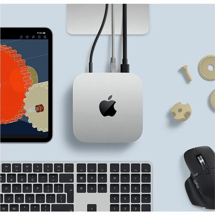 Computadora de escritorio Apple Mac mini MU9E3CI/A - Apple M4 - 16GB - 512GB SSD - Mini PC - Plata - Apple M4 Chip - Apple Deca-core (10 Core) - IEEE 802.11ax - 155W 1
