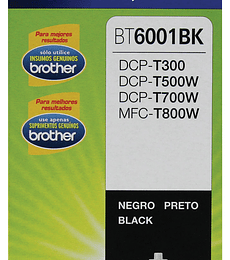Tinta Brother Negra BT6001BK