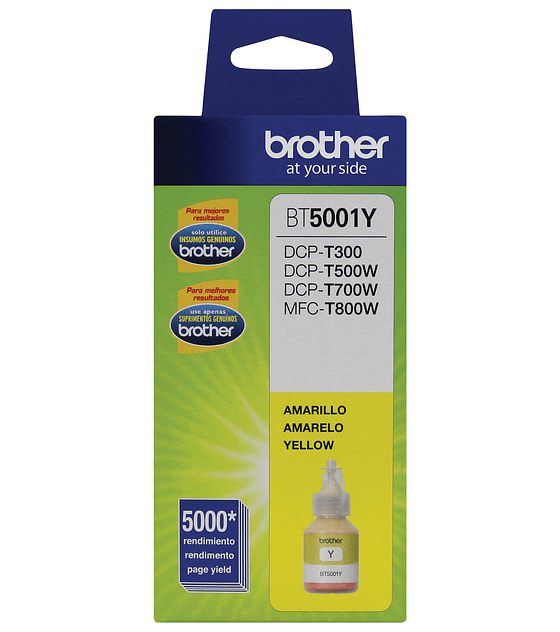 Cartucho de tinta Brother Amarillo BT5001Y