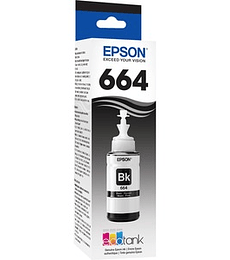 Botella de Tinta Epson T664120-AL Negra 