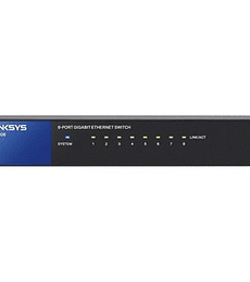 SWITCH Linksys Conmutador Ethernet Gigabit de 8 puertos SE3008