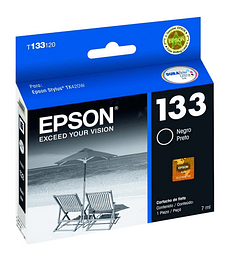 Cartridge de Tinta Epson 133 Negra T133120-AL STYLUS TX420